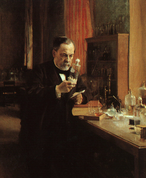 Albert Edelfelt Portrait of Louis Pasteur